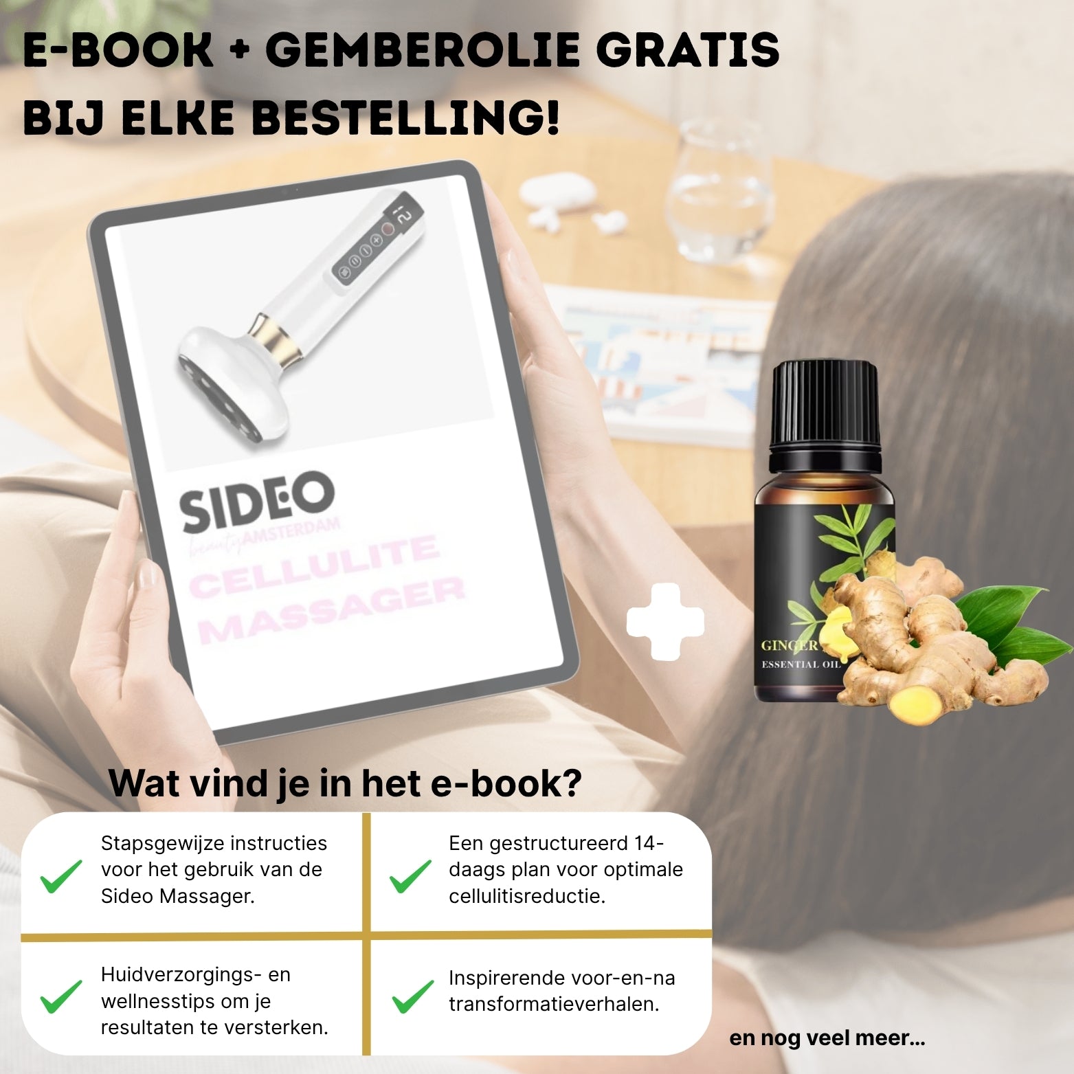 Sideo Anti-Cellulite Massager + 2 Gratis Cadeaus