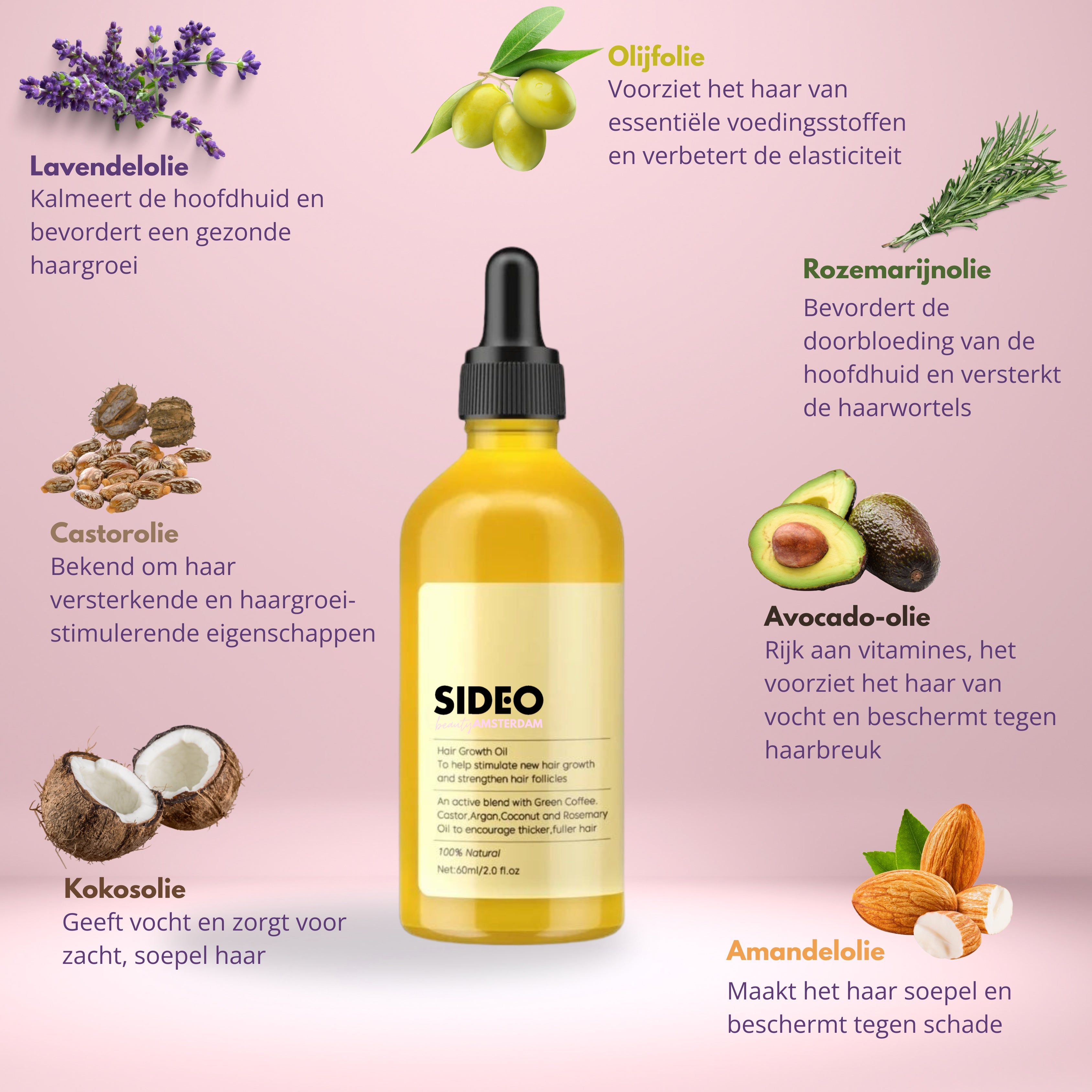 De Virale SideoEssentials™ Haargroeiolie